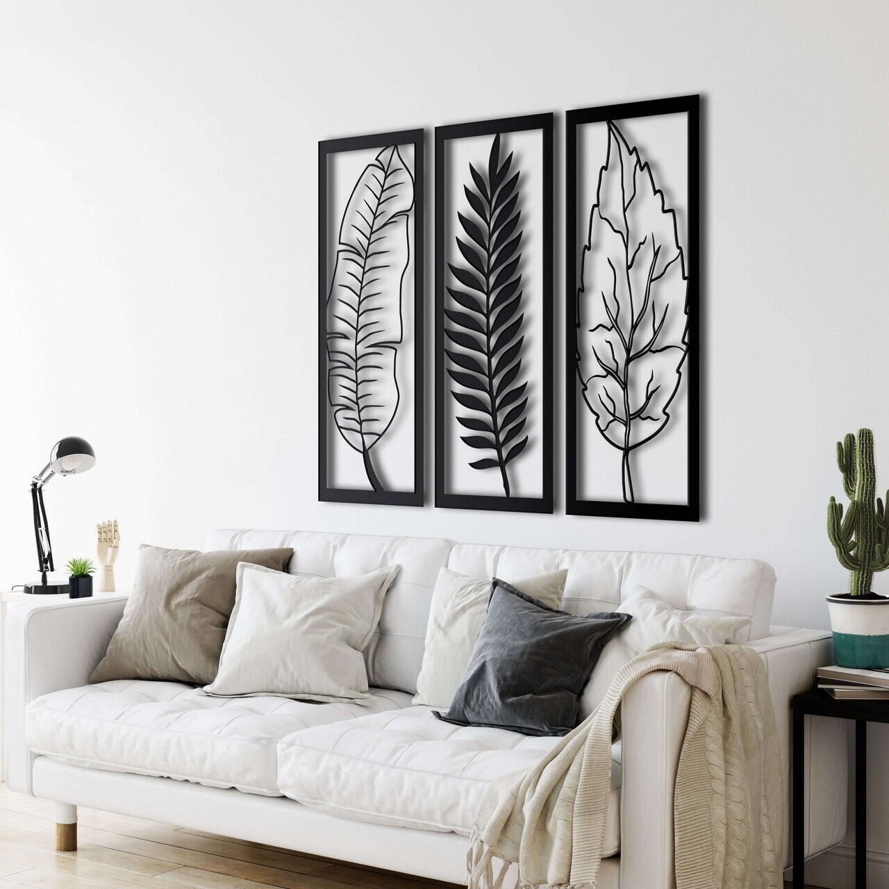 Decoratiune de perete, 5250, Metal, Dimensiuni: 94 x 75 cm, Negru