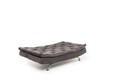 Canapea extensibila cu 3 locuri, Futon, 859FTN2892, Metal , Gri