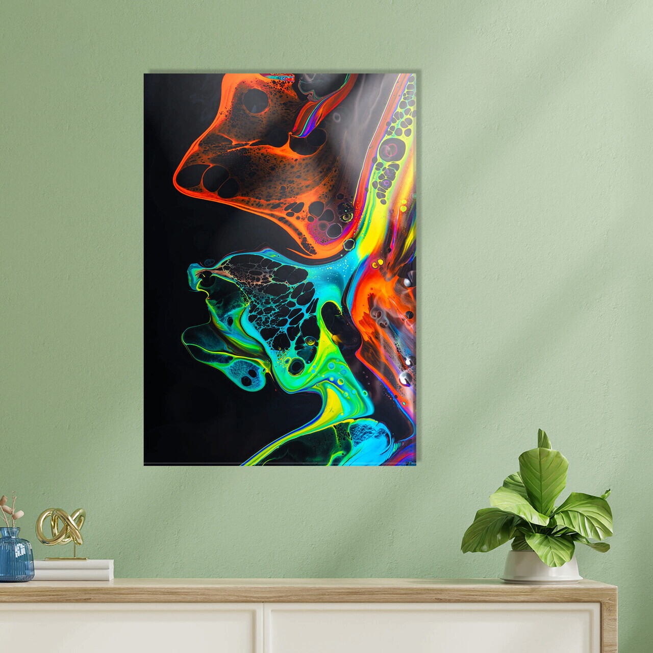 Tablou decorativ, UV-010, 70 x 100 cm, Multicolor — imaginea 2