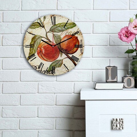 Ceas de perete, 3030ms-057, mdf, ø30 cm, multicolor