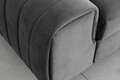 Canapea extensibila 3 locuri, ELTAP, SO-LAU-04NU, Laurence, 261x97x105 cm, lemn/poliester, gri