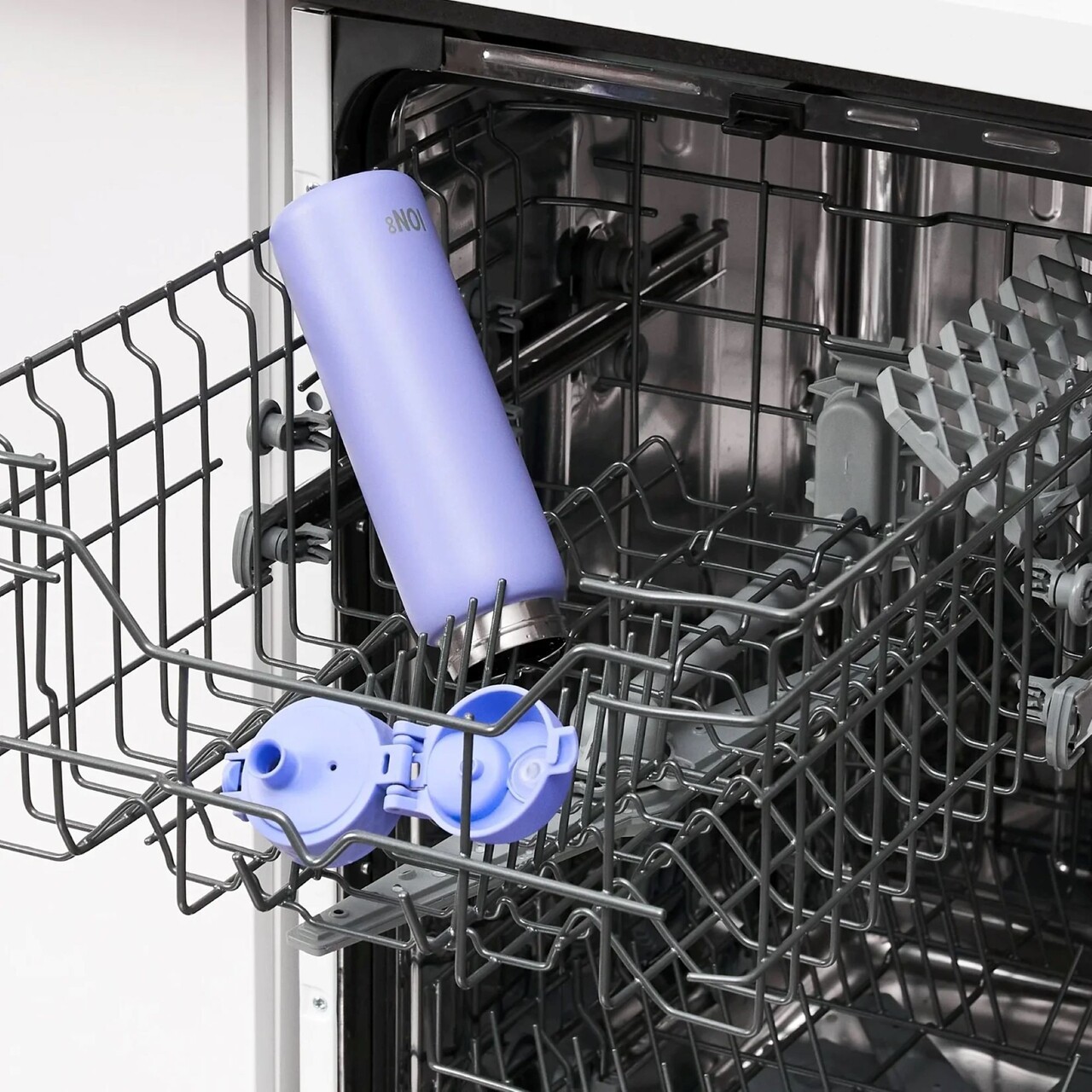Sticla apa Slim, inox, 500ml, Periwinkle - Ion8 - imagine 9