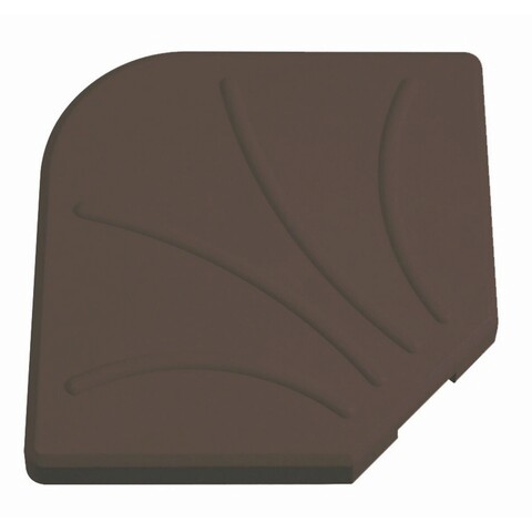 Baza pentru umbrela de gradina 25 kg, 47 x 47 x 5.5 cm, ciment, maro Gradina