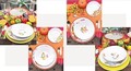 Serviciu de masa 12 piese, Brandani, 4 Seasons, portelan