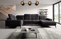Coltar stanga 6 locuri ELTAP, LT-10VE, Neviro, 350x201x77 cm, lemn/poliester, negru