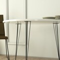 Masa, Comforty, Sandalf 801CMY2930, 90 x 75 x 90 cm, pal melaminat, alb lucios