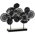 Decoratiune de masa Circles, Creaciones Meng, 66x48.9 cm, metal
