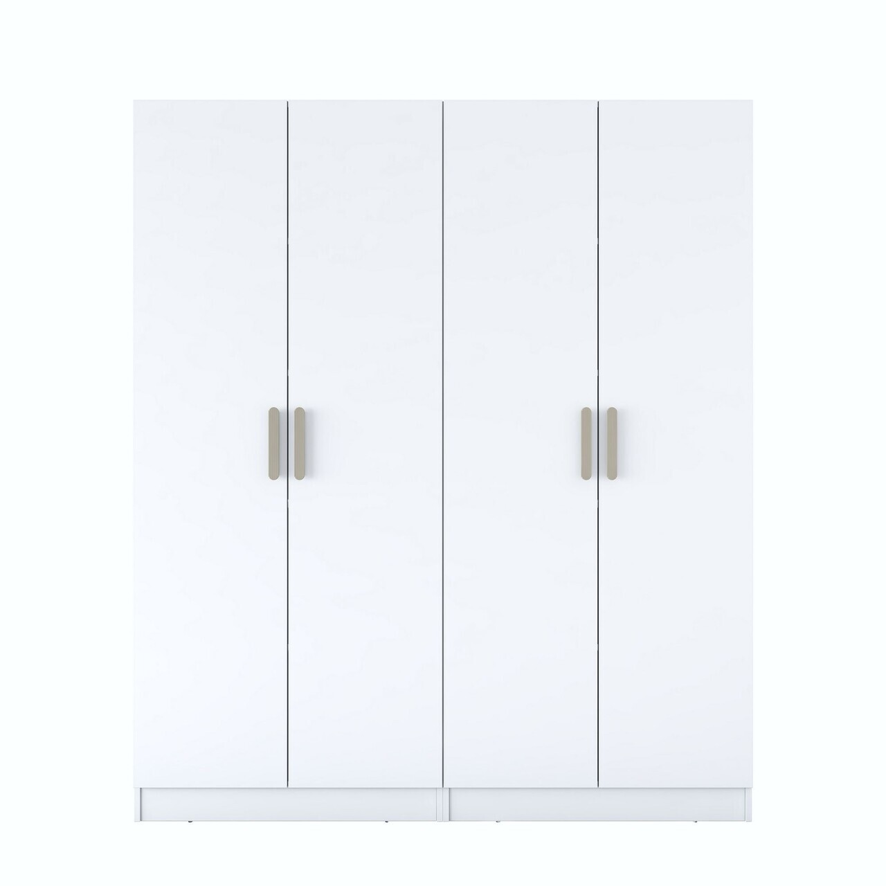 Dulap pentru haine, Hanah Home, BA165, 180x210x57.5 cm, PAL melaminat, Alb - view 8
