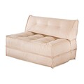 Canapea extensibila 2 locuri, Salida, 363SLD1106, Catifea, Bej