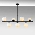 Lustra, Fulgor, 942FLG1215, Metal, Negru