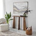 Dulap, Neostill, Cleopatra, 100x83x28 cm, Lemn masiv, Maro