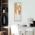 Decoratiune de perete, Nezgep 2, Metal, Dimensiune: 32 x 90 cm, Multicolor