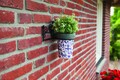 Suport pentru ghiveci, Esschert, Flower Single, 28.3 x 15.1 x 12.8 cm, fier, negru