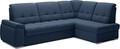 Coltar extensibil dreapta 3 locuri ELTAP, RT-40GO, Sado, 272x192x95 cm, lemn/poliester, albastru