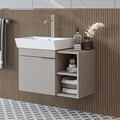 Dulap de baie cu chiuvetă, Hanah Home, Likya 72, 72x54x38.6 cm, PAL, Gresie