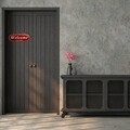 Decoratiune de perete Welcome, Creaciones Meng, 35x20 cm, metal
