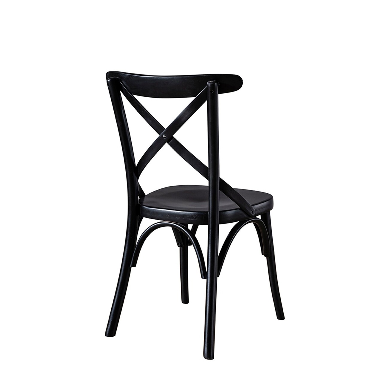 Scaun, Fairfax, Albero15, 42x45x89 cm, 100% LEMN THONET , Negru - 2 | YEO