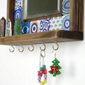 Oglinda decorativa, Evila Originals, STO002, 32.5x33x8 cm, Multicolor