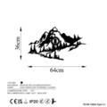 Aplica de perete, Shadow, 526SHD1164, Metal, Negru