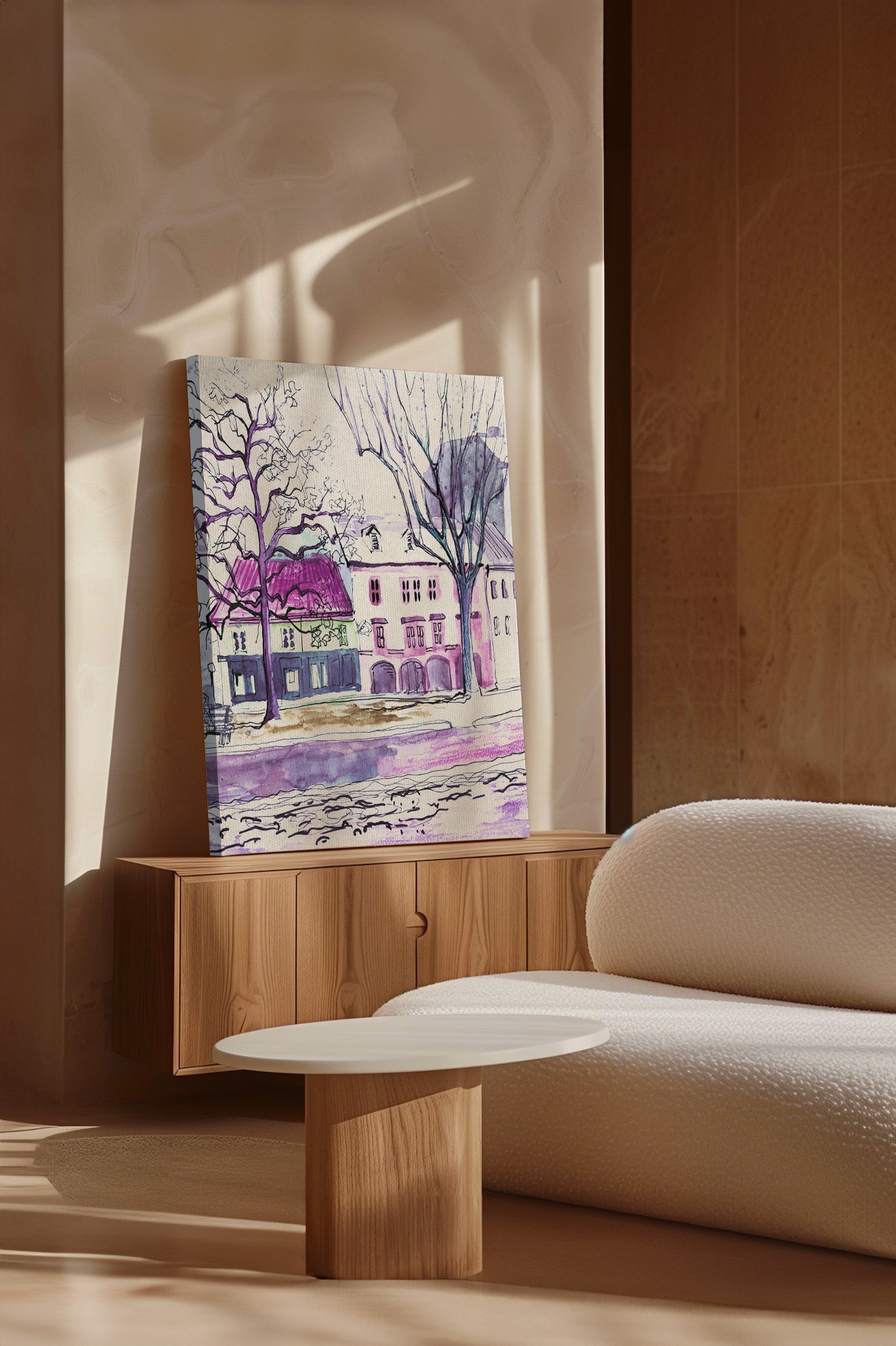 Tablou decorativ, Ersyfdc261, Canvas, 50 x 70 cm, Multicolor