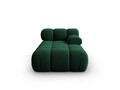Sezlong living dreapta 1 loc, Bellis-51, Micadoni Home, 155x94x70 cm, catifea, verde bottle