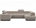 Coltar extensibil dreapta 3 locuri ELTAP, RT-18ROY, Fectory, 346x205x93 cm, lemn/poliester, bej deschis