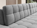 Coltar extensibil dreapta 3 locuri ELTAP, RT-85MO, Blezalt, 240x150x82 cm, lemn/poliester, gri
