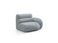 Modul canapea dreapta 1 loc, Neo, Micadoni Home, 110x100x83 cm, tesatura Boucle, albastru deschis