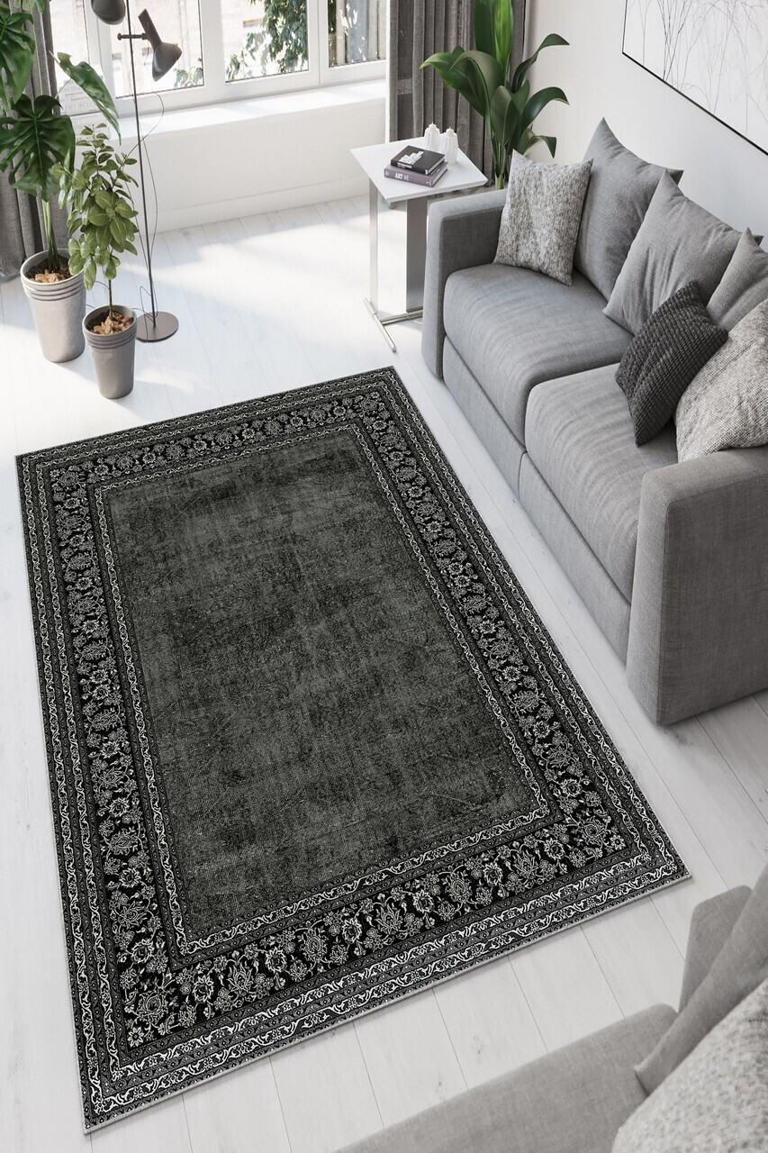 Covor W755 160x230 cm Poliester Antracit