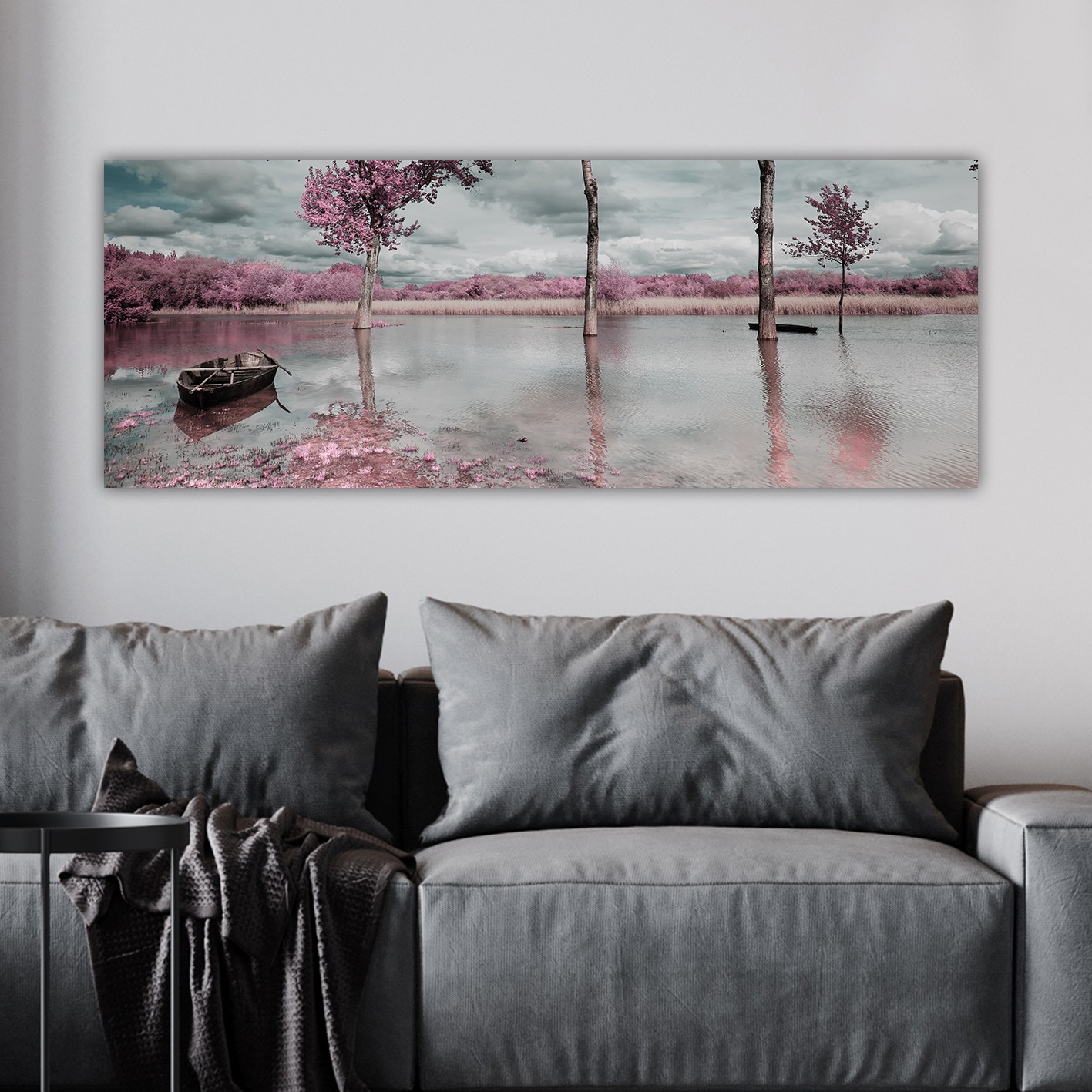 Tablou decorativ, YTY103172131575_3080, Canvas, 30 x 80 cm, Multicolor