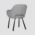Scaun Campea, Homla, 62x61x84 cm, metal/poliester, gri