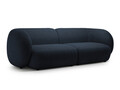 Canapea modulara 4 locuri, Kate, Micadoni, 243x99x76 cm, tesatura boucle, albastru inchis
