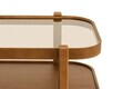 Masuta de cafea, Hanah Home, Togg 70, 70x40x50 cm, LEMN MASIV DE FAG, Maro