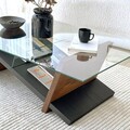 Masuta de cafea, Neostill, Livello, Negru / Castaniu