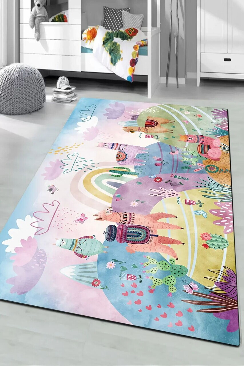 Covor, Azure, 140x190 cm, Multicolor