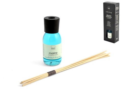 Difuzor cu parfum de camera si betisoare Marine, H&H, 100 ml