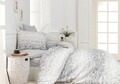 Lenjerie de pat pentru o persoana Gravur V4, Majoli Home Collection, 3 piese, 160x240 cm, bumbac ranforce, multicolor