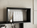 Raft de perete ELTAP, Shellf, 80x20x180 cm, PAL/PVC, negru