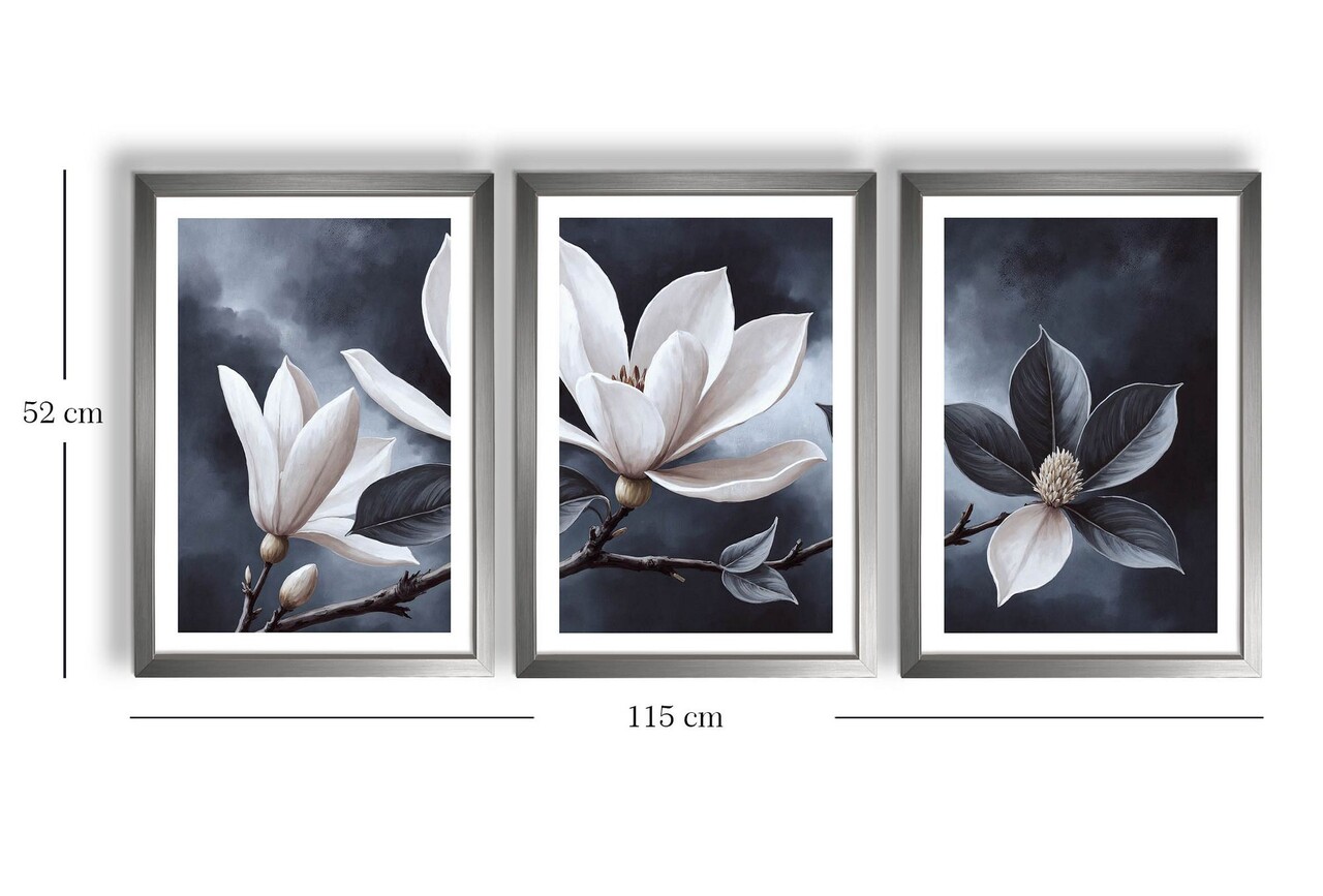Set 3 tablouri decorative, 3Pantct-024, Cadru: 100% LEMN (Grosime: 1,9 cm), Multicolor - view 6