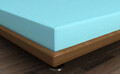 Cearceaf cu elastic pat dublu (IT), Turquoise, Patik, Bumbac