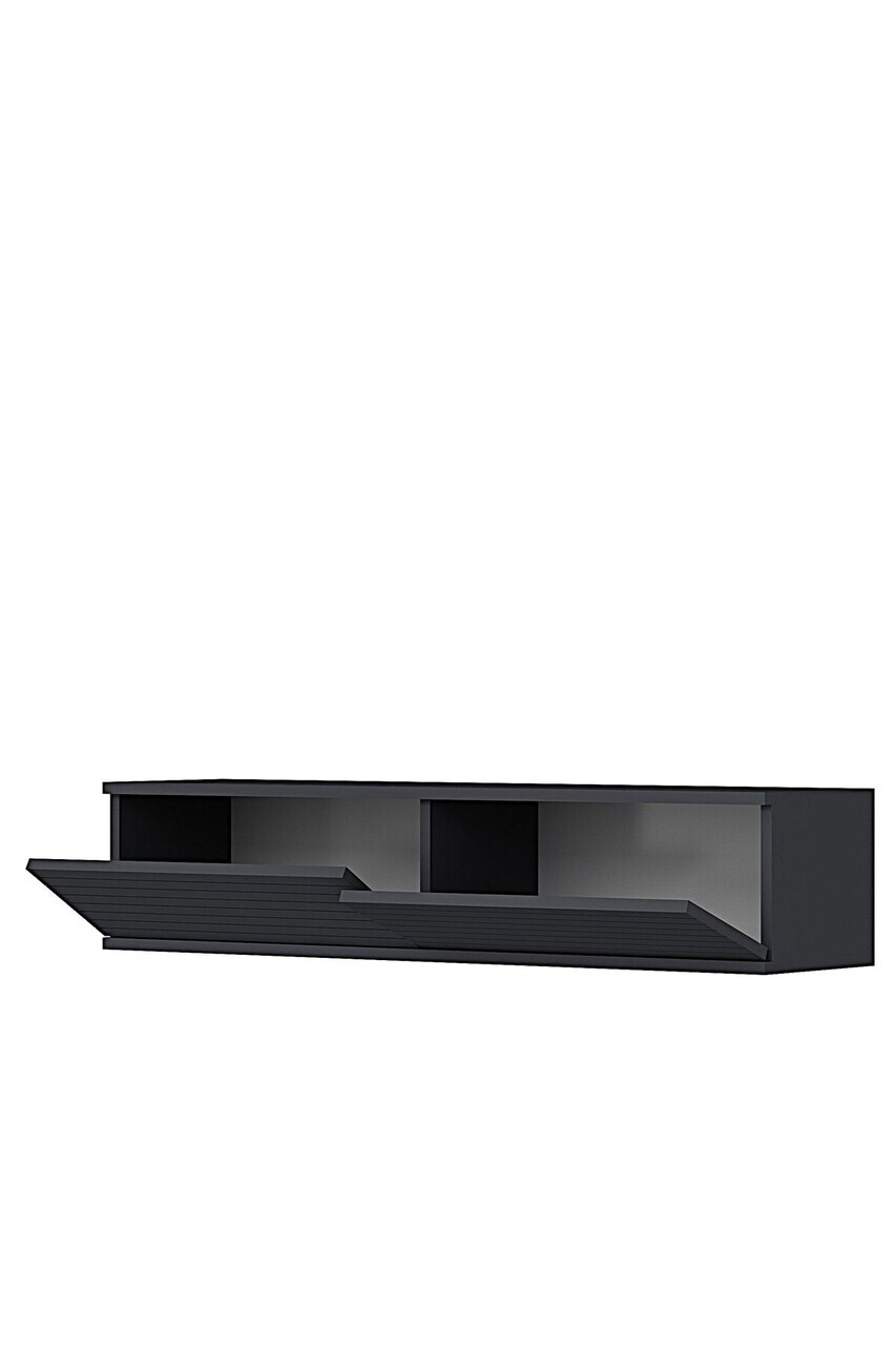 Dulap, Hanah Home, Zeynep 120, 120x25.5x29.6 cm, Antracit — imaginea 6