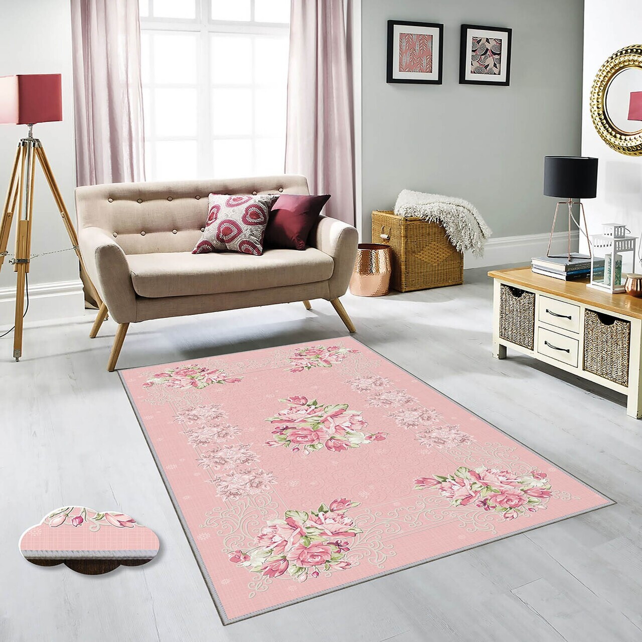 Covor Eexfab537 180x280 cm Poliester Multicolor