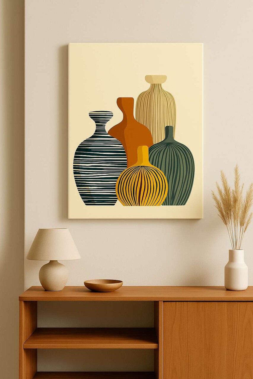 Tablou decorativ Hm_Cnvs26-6-50x70 Cadru: 100% lemn (Grosime: 2 x 3 cm) Multicolor