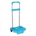 Troler pentru rucsac, Safta, Universal, 30 x 23 x 85 cm, otel/polipropilena, albastru deschis