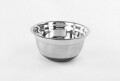 Bol Midi din inox satinat cu baza antiaderenta, Vanora, 26 cm, inox si silicon, argintiu
