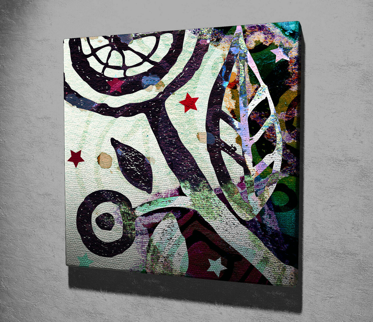 Tablou decorativ KC057 Dimensiune: 45 x 45 cm Multicolor