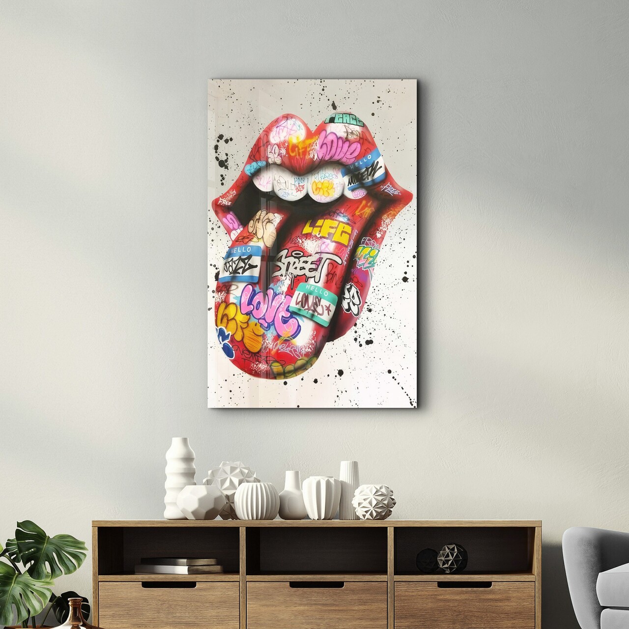 Tablou decorativ, SPR-1110, Dimensiuni: 70 x 110 cm, Multicolor - view 3