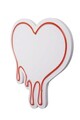 Decoratiune luminoasa LED, Melting Heart, Benzi flexibile de neon, DC 12 V, Rosu