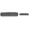 Suport accesorii dus + racleta, Brabantia, MindSet, 42x8.6x4.4 cm, aluminiu, gri inchis