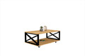 Masuta de cafea, Puqa Design, Refia, 98x33.6x60 cm, PAL, Maro